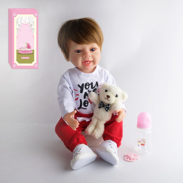 2023 детская интеллектуальная стирка мягкая игра силиконовые куклы реборн игрушка для девочки