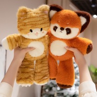 Peluche mignonne et douce en forme de raton laveur avec rembourrage en coton PP, adorable poupée chat, oreiller de câlin pour adolescents, figurine d'action 31-50cm