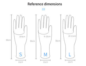 Guanti di gomma in lattice industriale medio chirurgico in lattice Sterile pronto per la spedizione di buona qualità 50g,60g nero per la pulizia delle auto, <span class=keywords><strong>M</strong></span>-XL per la pulizia - Product Image 4