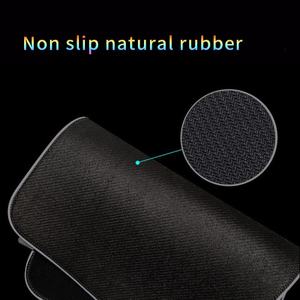 Tapis de souris géométrique hexagonal en nid d'abeille noir RGB, grand tapis de souris LED, modes d'éclairage réglables, base en caoutchouc, tapis de bureau pour clavier de jeu - Product Image 3