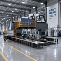 Centre d'usinage de précision CNC à colonne dynamique de grande envergure pour le traitement des métaux lourds