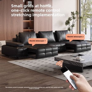 <span class=keywords><strong>Lawrence</strong></span> Thiết Kế Nhà Điện Chức Năng Da Sofa Set Thông Minh Điều Khiển Từ Xa Một Chỗ Ngồi Cho Phòng Khách Giường Sang trọng - Product Image 2