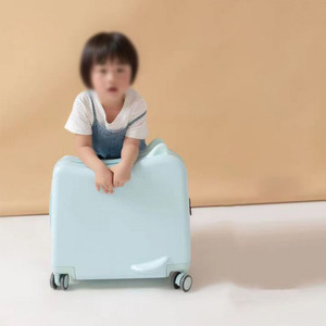 Borse da <span class=keywords><strong>viaggio</strong></span> per <span class=keywords><strong>bambini</strong></span> graziose ABS bagaglio leggero Spinner 18 pollici bagaglio a mano valigie con sedile per <span class=keywords><strong>bambini</strong></span> - Product Image 2