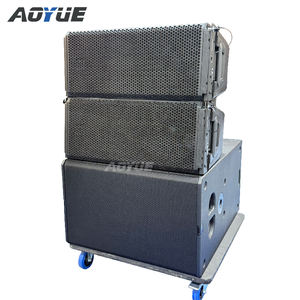 Sistema de altavoces activos duales de 10 pulgadas / pasivos duales de 15 pulgadas para DJ, conjunto de sonido de audio, altavoces line array de 10 pulgadas - Product Image 1