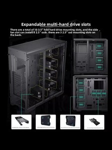 PHANTEKS Windrunner enthoo Pro ATX เซิร์ฟเวอร์620PC เวิร์กสเตชันระดับเต็มรูปแบบบริการระดับองค์กร NAS แชสซีพร้อมพัดลม - Product Image 4