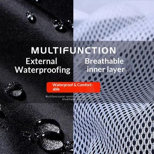 Conjunto de Pantalones y Chaqueta Impermeable para Hombre y Mujer, Protección Completa contra la <span class=keywords><strong>Lluvia</strong></span>, para Ciclismo, Pesca, Trabajo, Venta al Por Mayor - Product Image 3