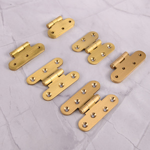 Charnières en cuivre XH 52x51mm 50x65mm 50x70mm 48x65mm, quincaillerie de porte d'armoire, charnière en laiton moulé pour portes, tables, chaises - Product Image 3