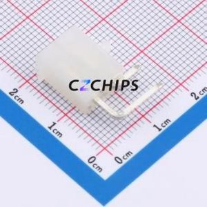 DLL-5569-2AWS Wire-to-Board Pin Header Bent Lead Through Hole,P=4.2mm Connector 2x1P 4.2mm Right Angle Insert 2P - Product Image 2
