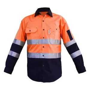 सुरक्षा शर्ट हाय विज़ काम शर्ट हाय विज़ workwear शर्ट चीन