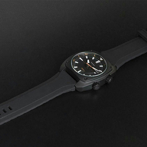 Luxury Black Automatic Mechanical <b>Watch</b> Waterproof Luminous Timing <b>Ring</b> Rubber Belt Mechanical <b>Watch</b> - Product Image 4