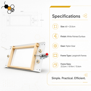 Multi-sweet Nueva Máquina Profesional para Instalar Alambre en Cuadros <span class=keywords><strong>de</strong></span> Colmena, Herramienta para Cuadros Profundos y Superficiales, Blanca - Product Image 5