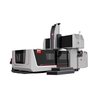 Centre d'usinage CNC de type portique 3018 avec système de commande Mitsubishi, broche simple BT50, haute précision