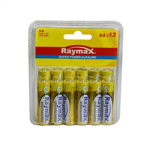 Raymax OEM הטוב ביותר מחיר am3 1.5v גודל 2600mAh סוללות aa lr6 אלקליין סוללות לבית באמצעות