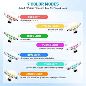 7 En 1 Appareil Masaje Visage Anti Rides Masajista Facial Doble Menton De Beauté Electrique Avec Lifting Masaje Thermique 45 °C - Product Image 3