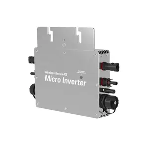 Microinversor solar de 600W, 700W, 800W, microinversor solar MPPT en la red, microinversor con Tuya WIFI Smart Life para sistema solar doméstico