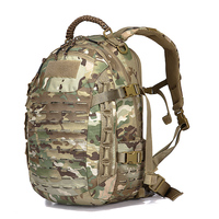 Sac à dos tactique de grande capacité camouflage pour la randonnée et l'alpinisme, avec fermeture éclair, tendance et résistant aux éclaboussures d'eau