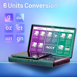 Mini scala digitale alta precisione in acciaio inox bilancia tascabile 100/200/500g 0.01g batteria LCD gioielli cucina peso massimo 200g - Product Image 2