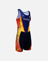 Combinaison de rameur personnalisée pour hommes, 100% polyester et élasthanne, impression par sublimation pour femmes