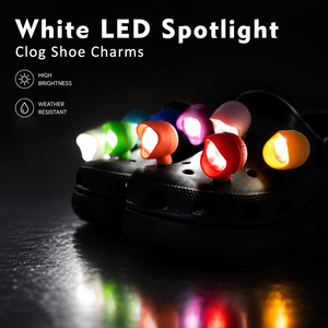 Produits en promotion : Breloques lumineuses LED blanches pour chaussures, étanches, pour sabots - Product Image 1