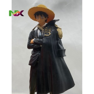 Figura de Luffy del 20 Aniversario de <span class=keywords><strong>One</strong></span> <span class=keywords><strong>Piece</strong></span>, Estatua de Pie con Capa Roja y Negra, Modelo de Anime, Regalo del Rey Pirata, Artesanía de Plástico - Product Image 6