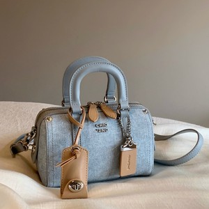 Nanfeng 2025 nữ bạch kim màu xanh biển gối túi đơn xử lý đa năng thời trang Crossbody Vai Túi Xách Polyester - Product Image 6