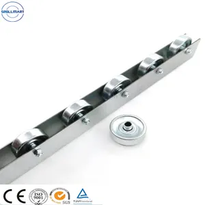 Factory Direct Sale pallet track metal flow sliding roller heavy duty rail suppliers Metal Roller Track For Product Line