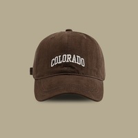 Gorra de Béisbol Clásica Retro Unisex, Bordado con el Alfabeto Coreano, Lona de Poliéster/Algodón, Hebilla de Cobre Dorado, Estilo Deportivo Informal, Cuatro Colores
