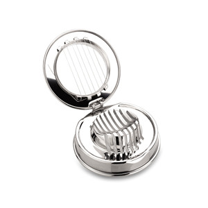 Affettatrice per uova in acciaio inox, strumento da cucina per tagliare le uova in modo preciso - Product Image 1