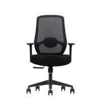 Chaise de bureau de direction moderne ergonomique avec siège en mousse, pivotante, en tissu nylon, pour travail sur ordinateur, visiteurs, vente en gros pour bureaux