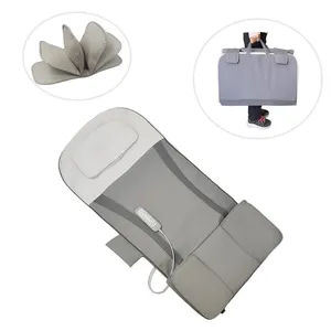 Electric Airbag Heat Back Pain Wave Massage Mattress Air Compression Pressure Mat Pain Relief Household Multifu Fold