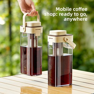 Carafe à café infusé à froid de 1000 ml <span class=keywords><strong>pour</strong></span> réfrigérateur, infuseur à café glacé et à thé <span class=keywords><strong>pour</strong></span> la maison et le bureau - Product Image 3