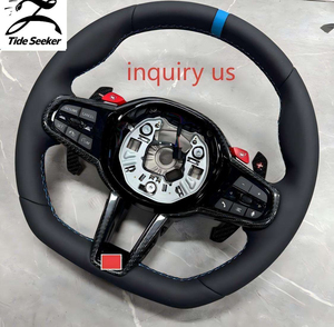 Volante Sportivo in Fibra di Carbonio Forgiata per <span class=keywords><strong>BMW</strong></span> Serie CS G M F 2 3 4 5 6 G20 F20 E92 F30 F32 <span class=keywords><strong>E87</strong></span> E91 - Product Image 6