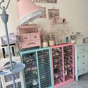 <b>A4</b> <b>File</b> Cabinet Multi-Color Drawer Makeup Organizer Nail Salon Organizer - Product Image 1