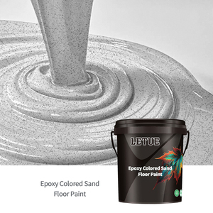 Epoxy Floor Coating Marble Stone Effect Floor Paint High Adhesion Colored Sand Epoxy Floor Coating for Self-leveling Paint - Product Image 4
