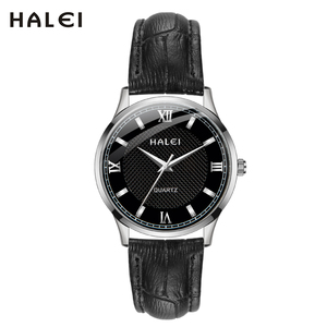 Reloj de Cuarzo con Esfera Blanca y Correa de Cuero Marrón, Envío Directo, Resistente al Agua 3BAR, Estilo Elegante y Moderno, Movimiento Japonés, Venta al Por Mayor - Product Image 3