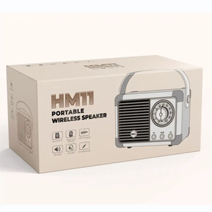 Retro esterno HM11 Mini altoparlante portatile BT impermeabile Wireless Audio Surround Stereo campeggio RGB LED batteria ausiliaria - Product Image 6