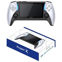 Console de jeu portable rétro PROJECT X 3D, écran open-source 800x480, autonomie de 5 à 7 heures, plus de 2000 jeux intégrés, jeu de combat pour deux joueurs