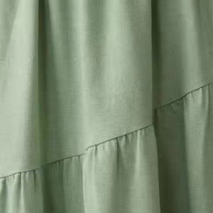 Vestido de Verano Personalizado para Mujer, Sexy, con Escote en V Profundo, Sin Mangas, de Lino y Algodón, para la Playa - Product Image 5