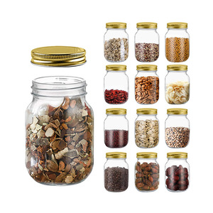 Merryart Clear Square Sweet Candy Jar Honey Plastic Pet Storage Jars For Kitchen Sugar Coffee Candy Snack