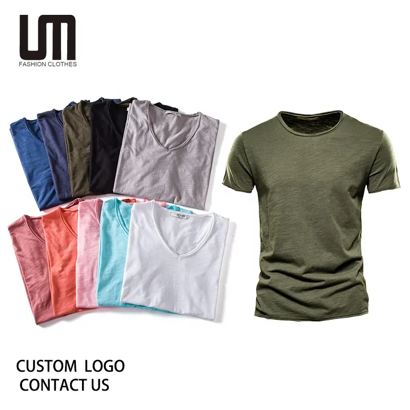 Liu Ming Logo personalizzato di buona qualità da uomo Casual Plus Size top in cotone a maniche corte magliette Slim Fit