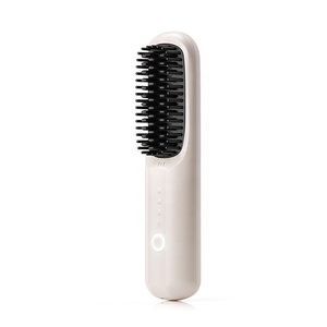 Lisseur de <span class=keywords><strong>cheveux</strong></span> portable sans fil, peigne en céramique rose, appareils de coiffage des <span class=keywords><strong>cheveux</strong></span>, ions négatifs, brosse lissante électrique MCH - Product Image 1