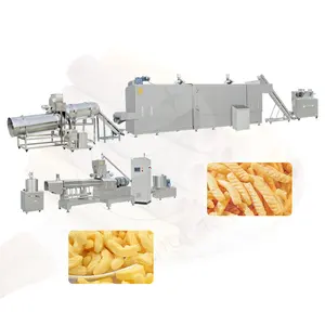 ORME Milho Puff Milho Cheio Stick Extrude Fazer Máquina Inflar Crunchy Snack Puff Food Extrusora Linha