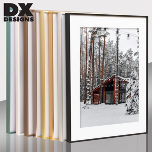 Cadre <span class=keywords><strong>photo</strong></span> en métal 8x10 11x14 12x16 16x20 24x36 pouces, cadre <span class=keywords><strong>photo</strong></span> en <span class=keywords><strong>aluminium</strong></span>, cadre mural moderne pour affiches, pour l'affichage d'œuvres d'art - Product Image 1