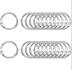 Produk baru populer cincin Binder buku logam cincin kunci bahan Lron 25mm kualitas tinggi