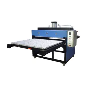 Fabric 80x100 Pneumatic Heat Press Machine Hot Sale Multifunction Double Stations Sublimation Cloth Garment Provided Large 760