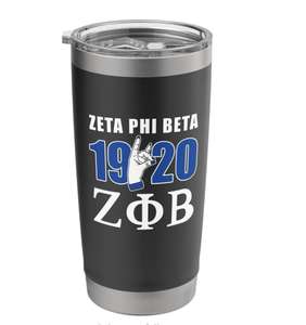 Tumbler isotherme en acier inoxydable « I'm That Zeta 1920 » de la sororité Zeta Phi Beta - Product Image 5