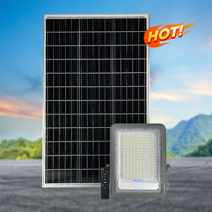 Ngoài Trời 600W Năng Lượng Mặt Trời Dẫn Nhẹ Lũ Lụt Ánh Sáng Với 500W Đèn Chiếu Marine ABS Không Thấm Nước IP67 Chiếu Sáng Cho Vườn Nhôm Đèn Cơ Thể - Product Image 1