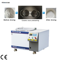 Mélangeur centrifuge planétaire sous vide 1L, vitesse de rotation 1800 tr/min, machine de mélange et de défoaming sous vide 100KPA pour boues céramiques