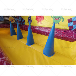 कार्निवल इंटरैक्टिव गेम 2 लेन इंफ्लेटेबल रोलर बॉल 2 प्लेयर इंफ्लेटेबल गेम आता है टेनिस बॉल - Product Image 5