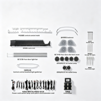 Kit d'éclairage ambiant en cristal 64 couleurs Glefon pour Mercedes-Benz CLA /GLA /W176/ W117 /W118 /W156 /W246, lampe d'ambiance intérieure
